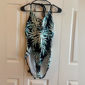 Black & green swimsuit
